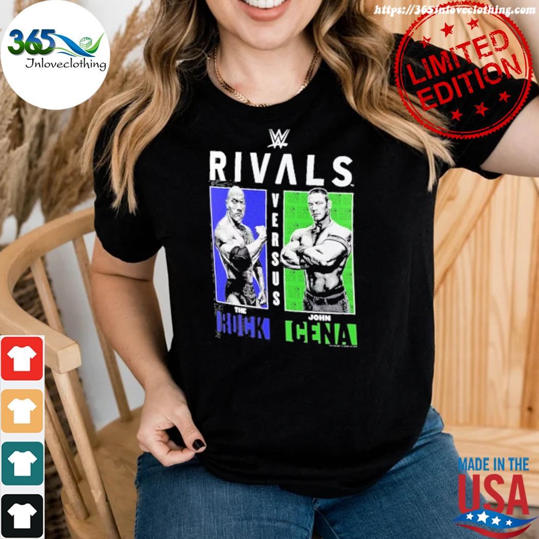 WWE Rivals The Rock vs. John Cena shirt, hoodie, sweater, long sleeve and  tank top