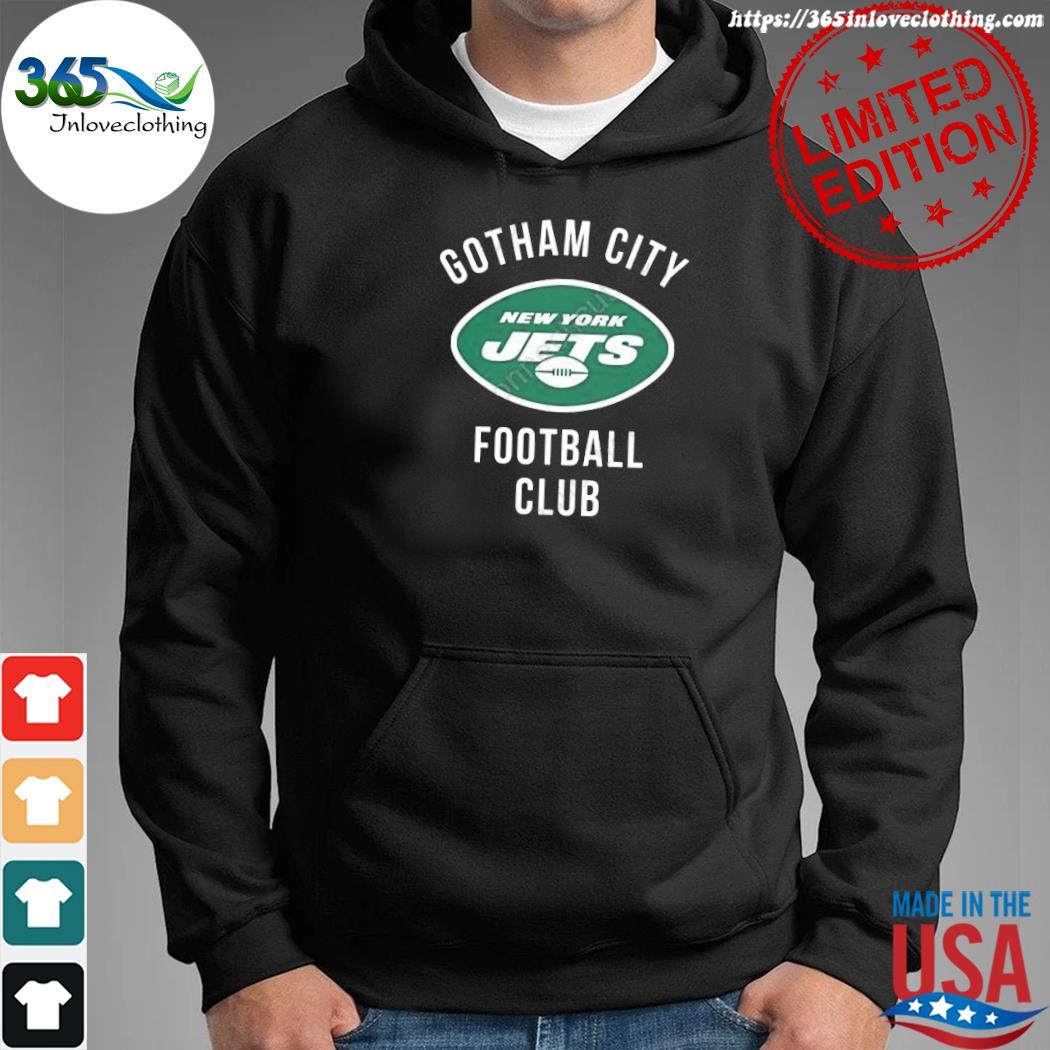 New York Jets Hoodie  New York Jets Gotham City Hoodie