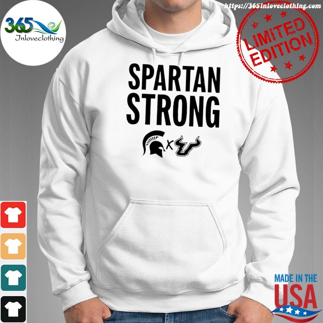Official south Florida Michigan state spartan strong shirt hoodie.jpg