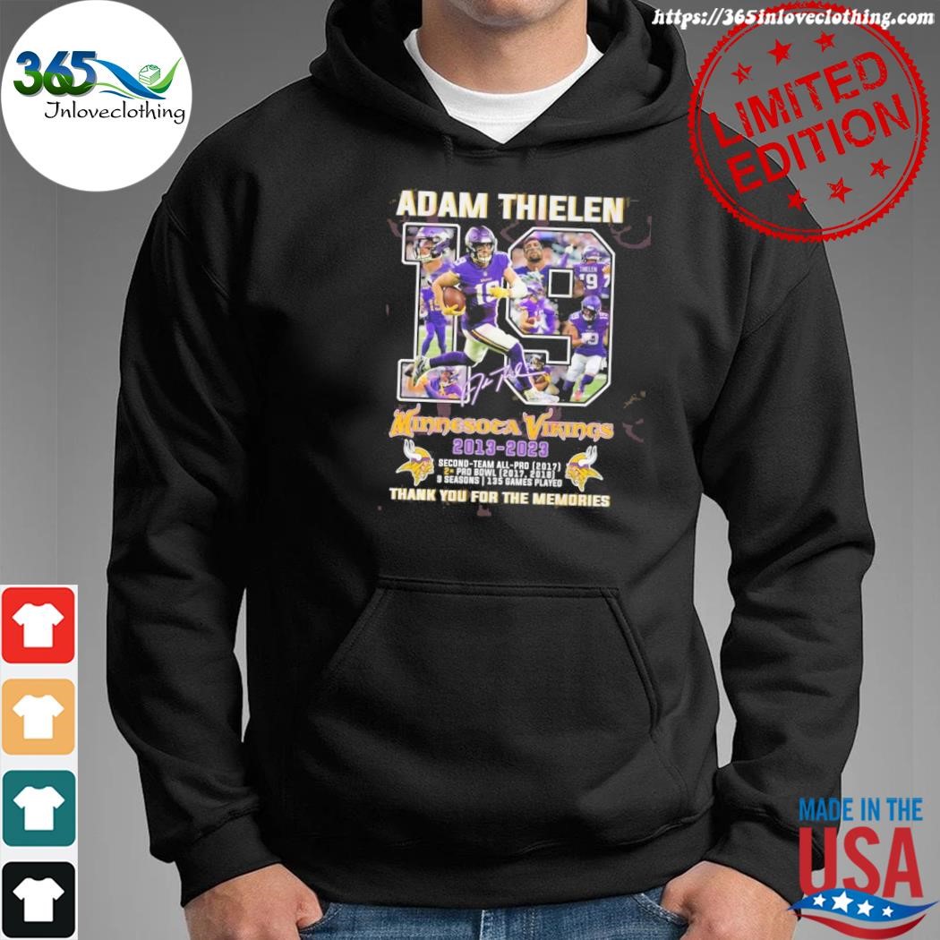 Get Adam Thielen 19 Minnesota Vikings 2013-2023 Thank You For The