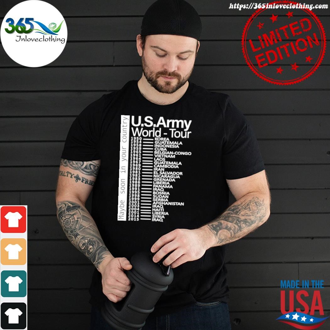 Us army world tour cheap t-shirt