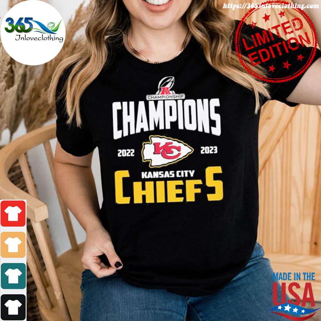 Afc Champions Kansas City Chiefs Team 2022 2023 Shirt Ladies T-shirt