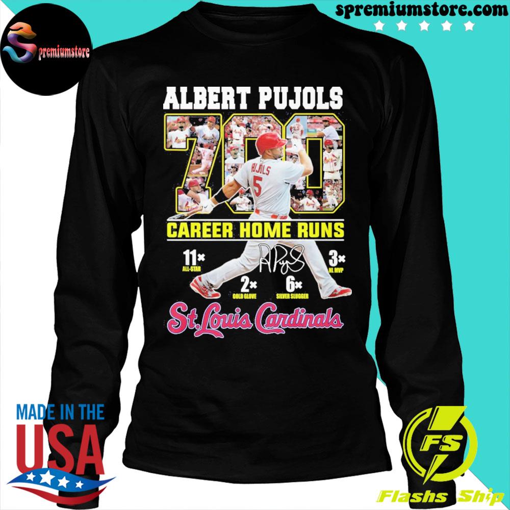 Official Albert Pujols 700 Career Home Runs 11x all star 2x gold