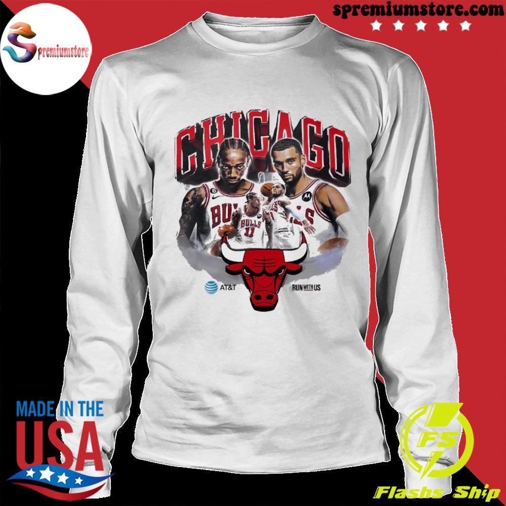 Chicago Bulls Zach Lavine Demar Derozan at and t run with us shirt -  Kingteeshop