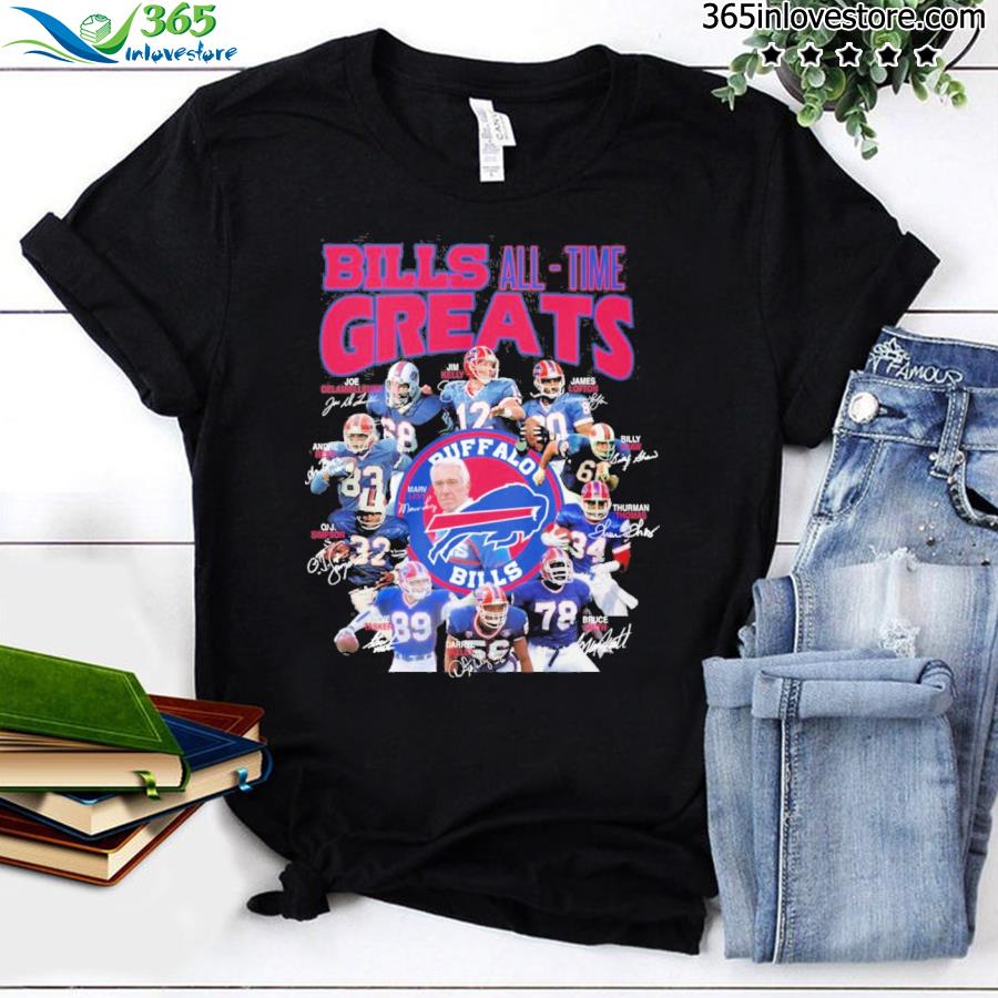 Buffalo Bills Members All-Time Greats T-Shirt - TeeNavi