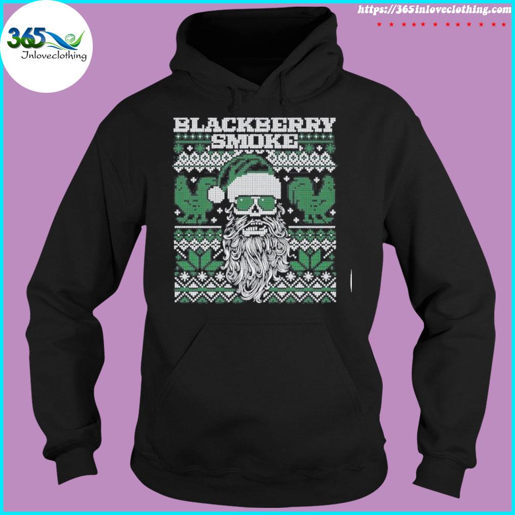 Blackberry smoke holiday merry christmas ugly s hoodie-black