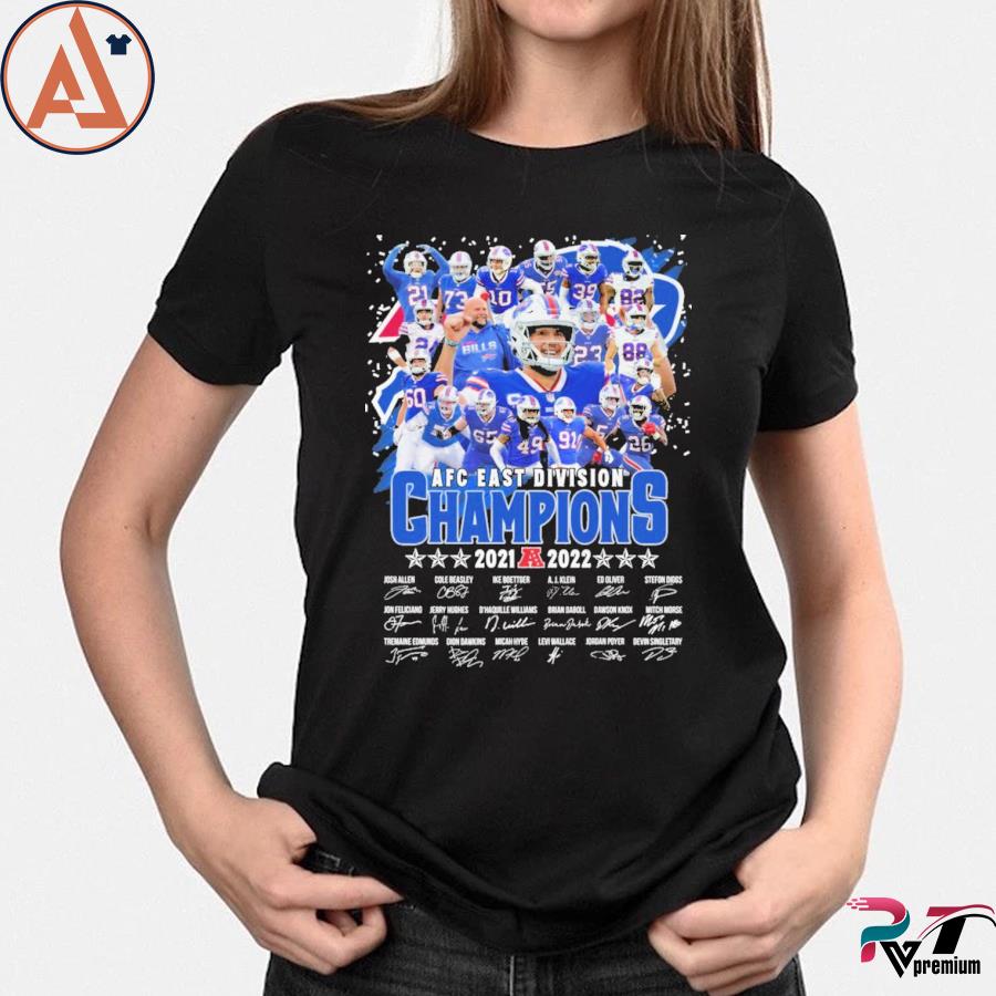 Buffalo bills afc east division champions 2021 2022 signature shirt 