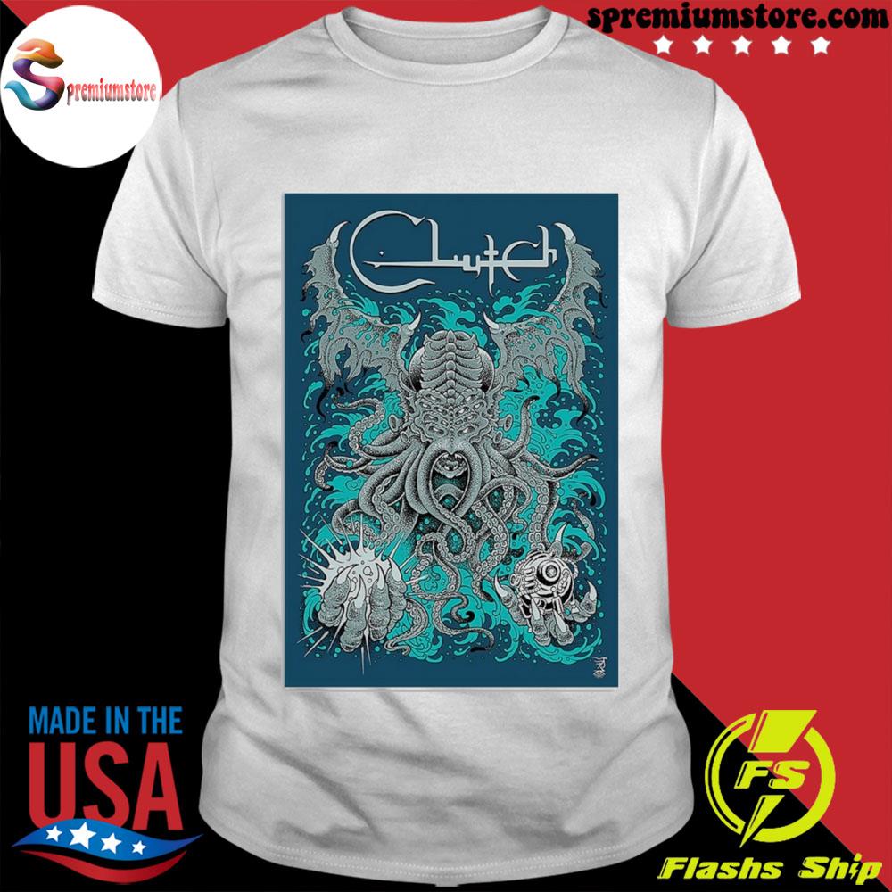 Clutch kraken tour 2022 editison poster shirt