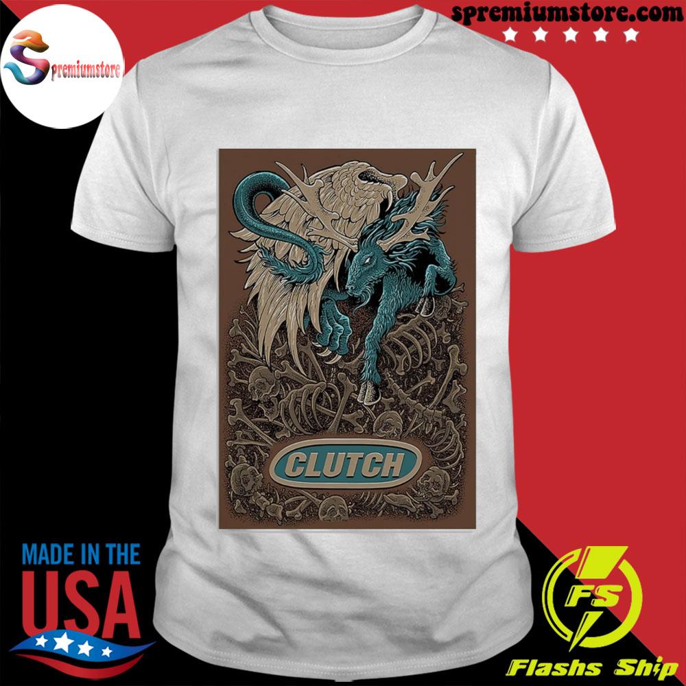 Clutch mountain of bone tour 2022 poster shirt