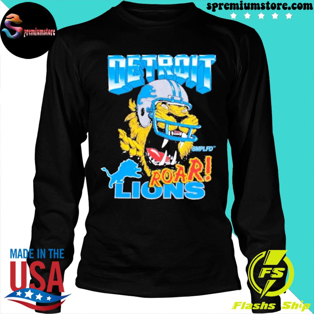 Get Buy Coach Brad Holmes Wearing Detroit Lions Roar X Smplfd tee