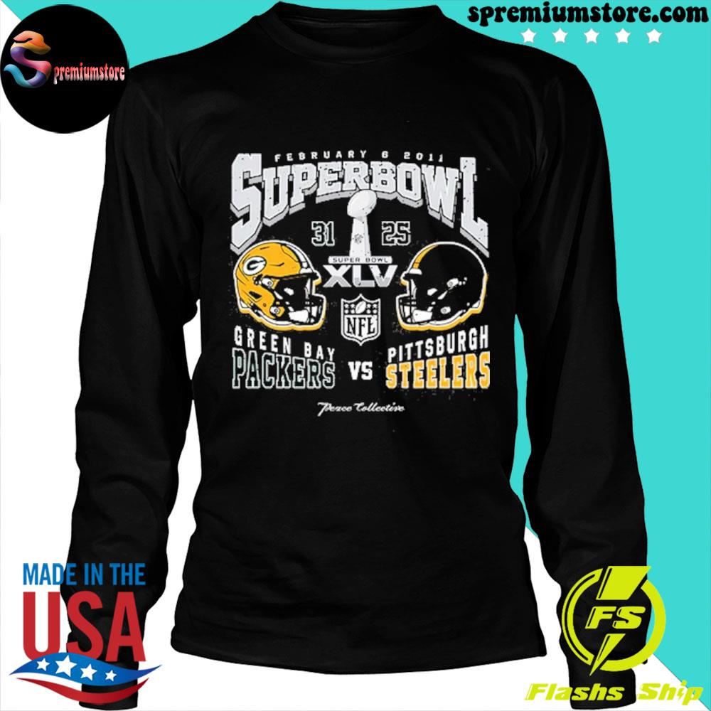 February 6 2011 Green Bay Packers and Pittsburgh Steelers shirt, hoodie,  sweater, long sleeve and tank top