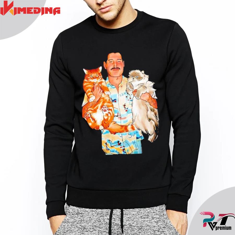 Freddie mercury outlet cat sweatshirt