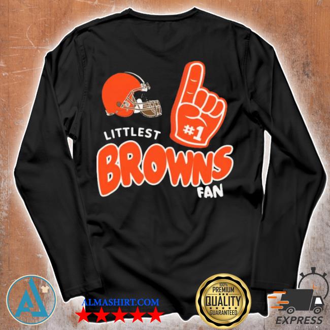 Funny Cleveland Browns infant littlest fan shirt,tank top, v-neck
