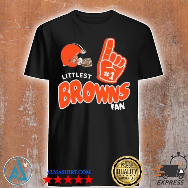 Funny Cleveland Browns infant littlest fan shirt,tank top, v-neck