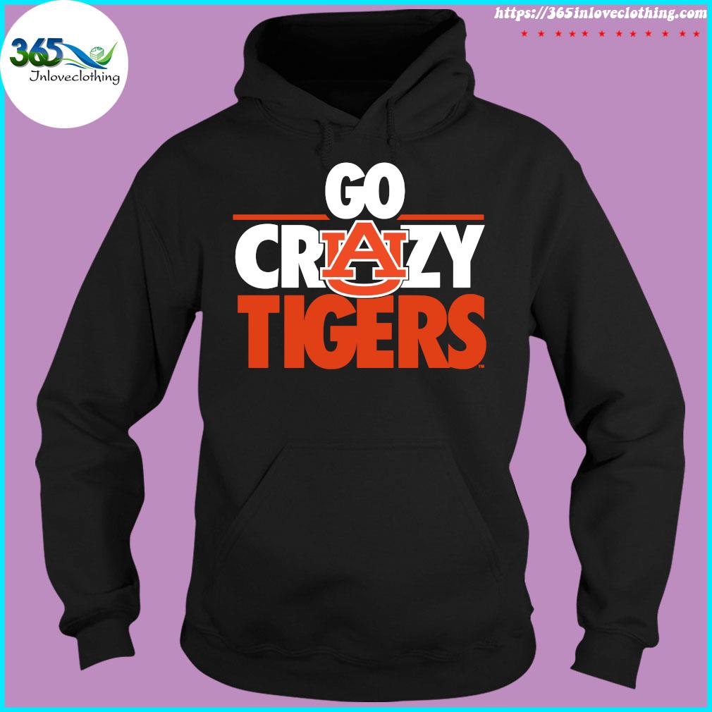Go Crazy Tigers t-s hoodie-black