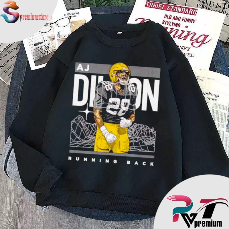 green Bay A.J. Dillon cyber running back shirt, hoodie, sweater and long  sleeve