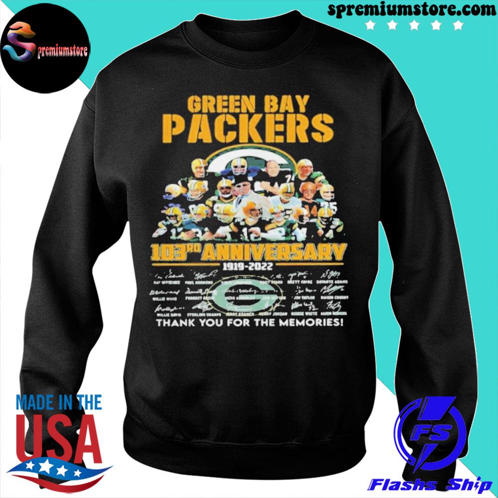 Green Bay Packers 103rd anniversary tshirt