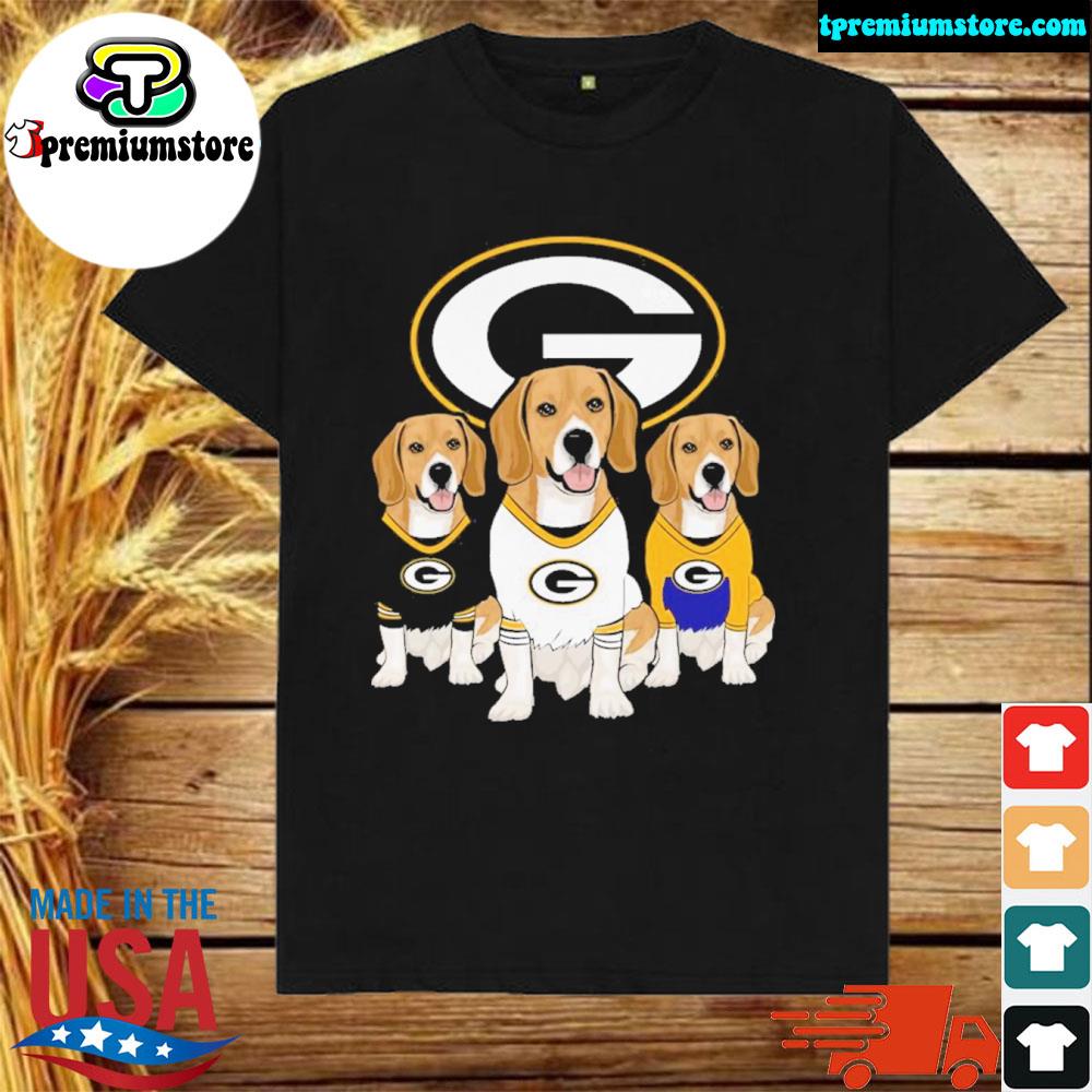 Green Bay Packers beagle Dogs shirt,tank top, v-neck for men and women