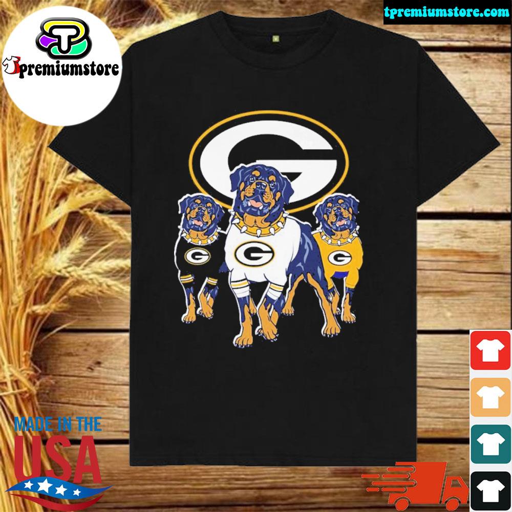 Green Bay Football Pitbull T-Shirt