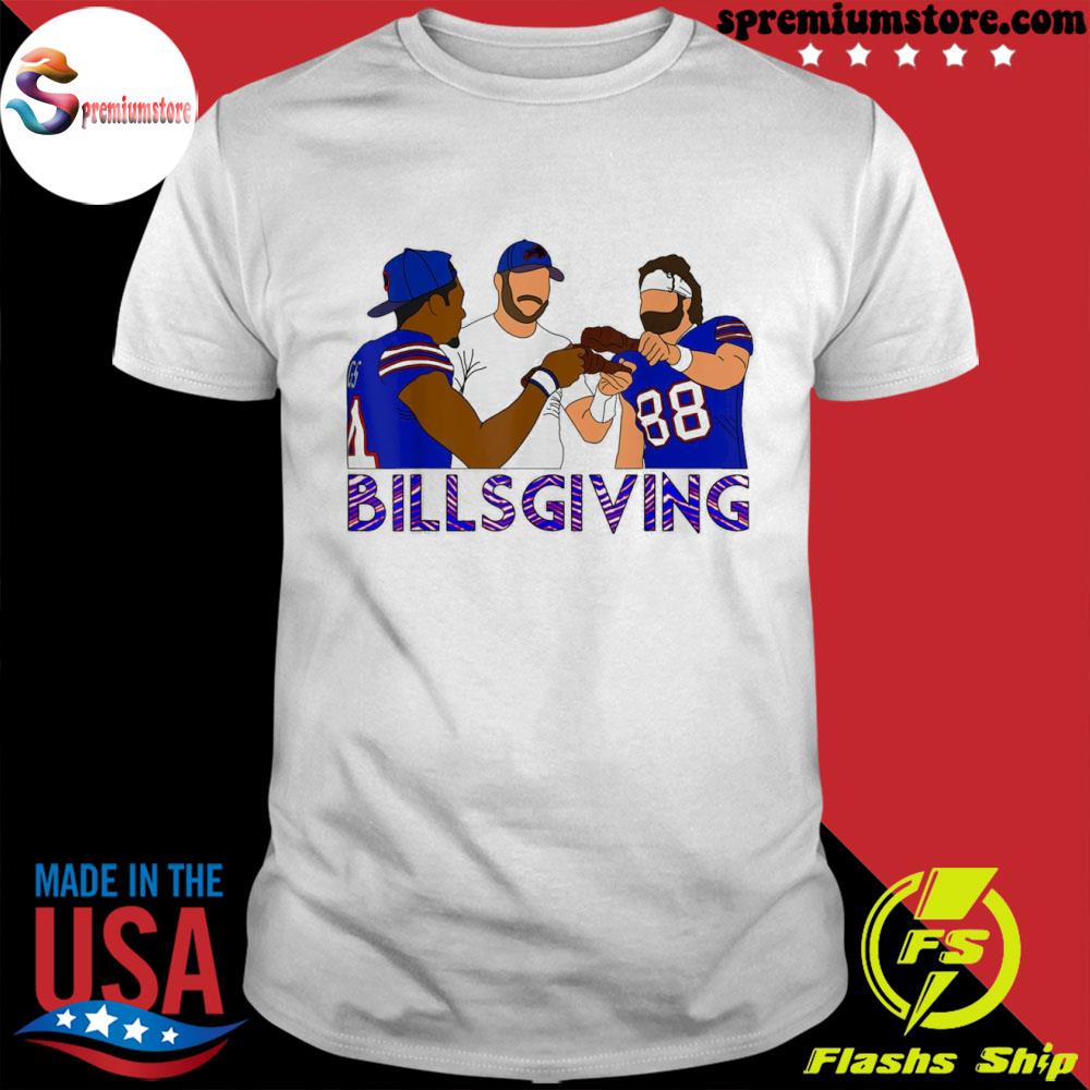 Billsgiving chicken football Thanksgiving Buffalo Bills shirt - Kingteeshop