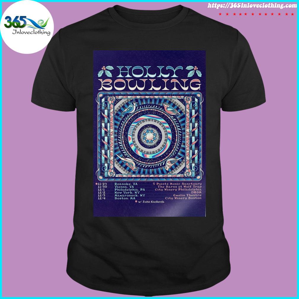 Holly bowling tour 2022 november and december solo tour poster shirt