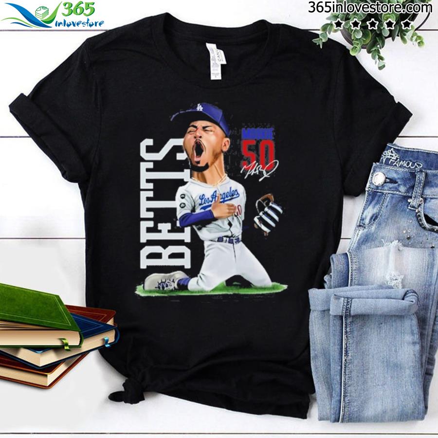 Mookie Betts Los Angeles Dodgers Caricature Shirt, hoodie, sweater