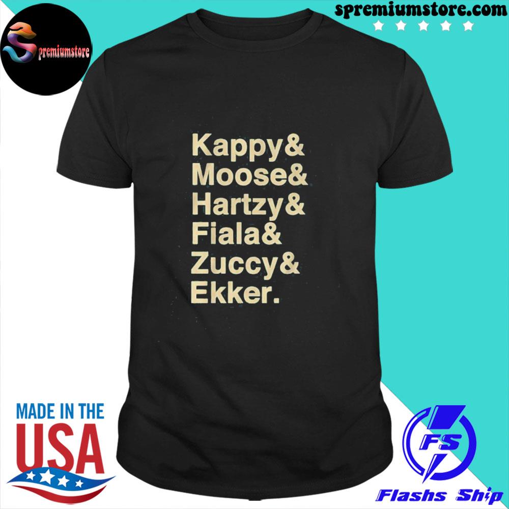 Kappy & Moose & Hartzy & Fiala & Zuccy & Ekker Minnesota Wild Shirt -  Q-Finder Trending Design T Shirt
