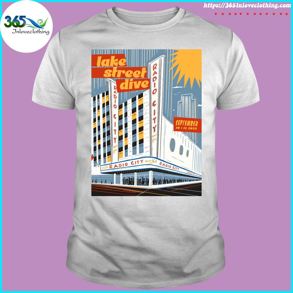 Lake street dive New York sept 10 11 2022 radio city music hall t-shirt