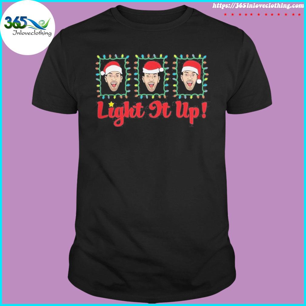 Light it up holiday brian christopher Christmas shirt
