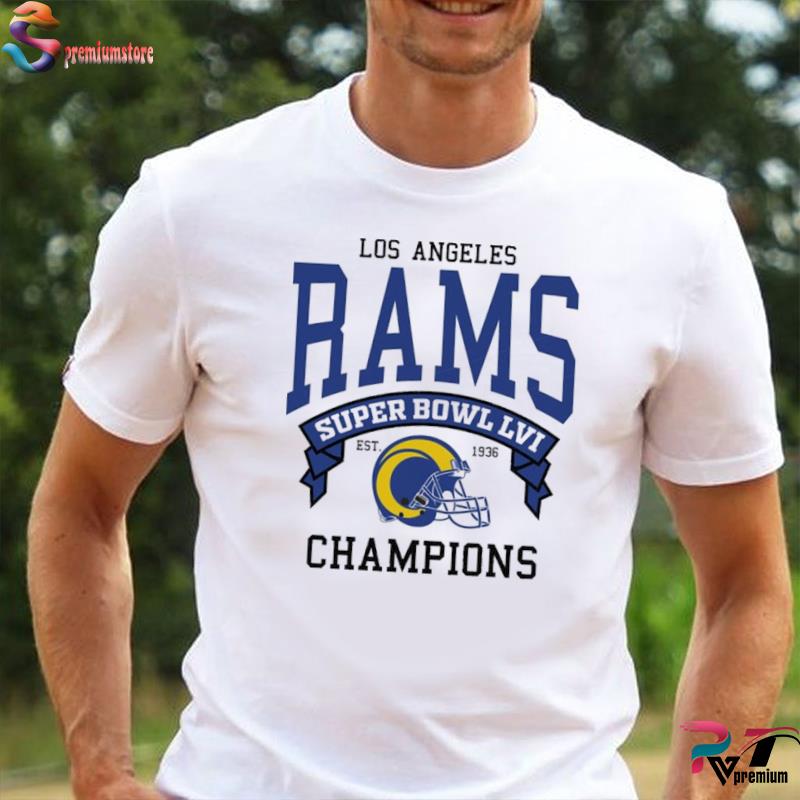 Los Angeles Rams Super Bowl LVI Champions est 1936 T-shirt