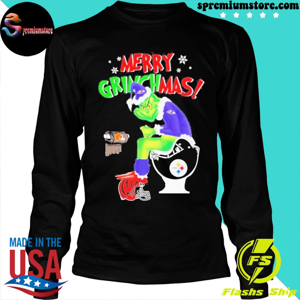 Buy Merry Grinchmas The Grinch Baltimore Ravens Toilet On