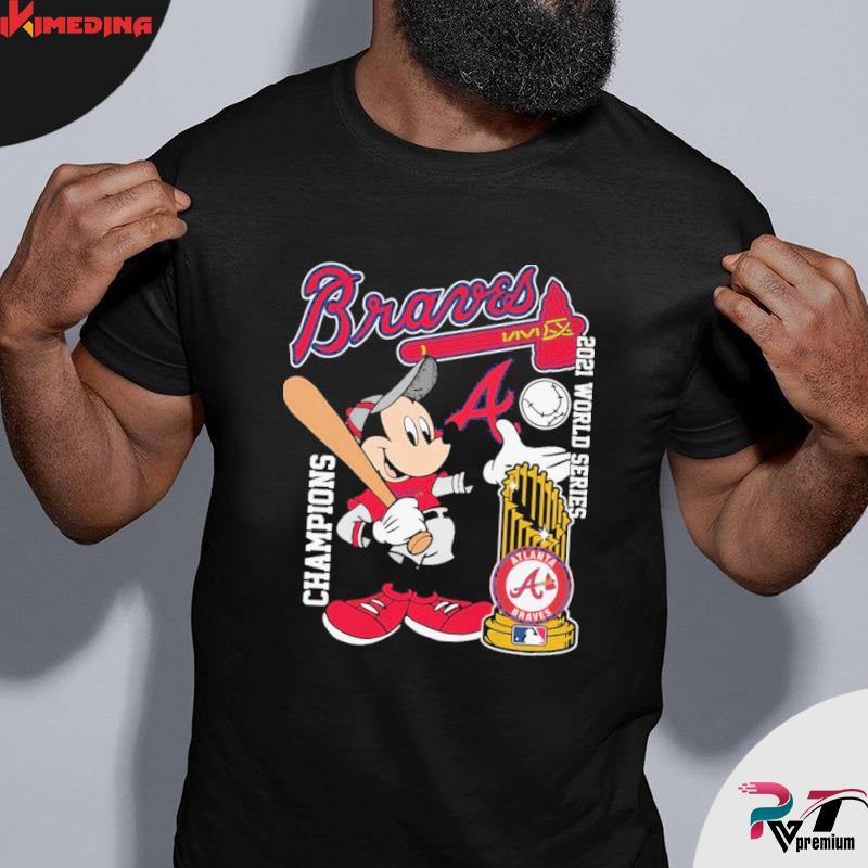 Mickey Mouse Atlanta Braves World Series Champions 2021 shirt