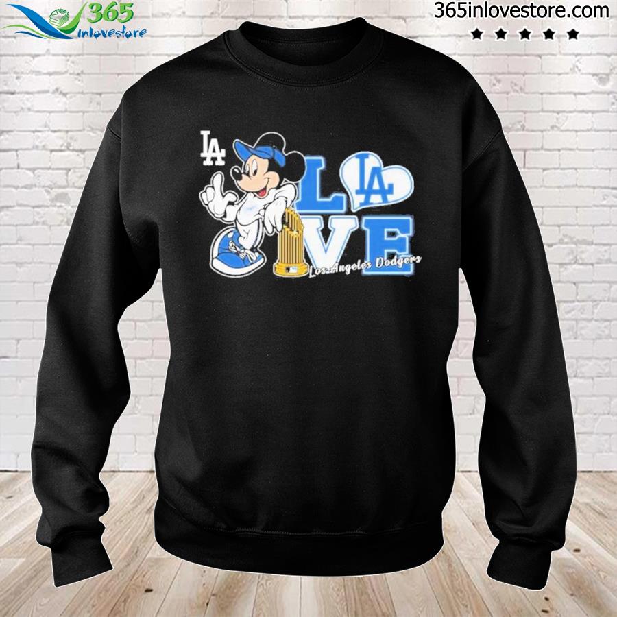 Mickey Mouse Love Los Angeles Dodgers Shirt - Limotees