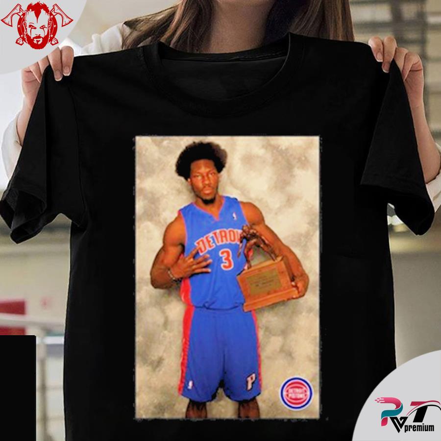 Mitchell & Ness Pistons Ben Wallace Hall of Fame T-shirt
