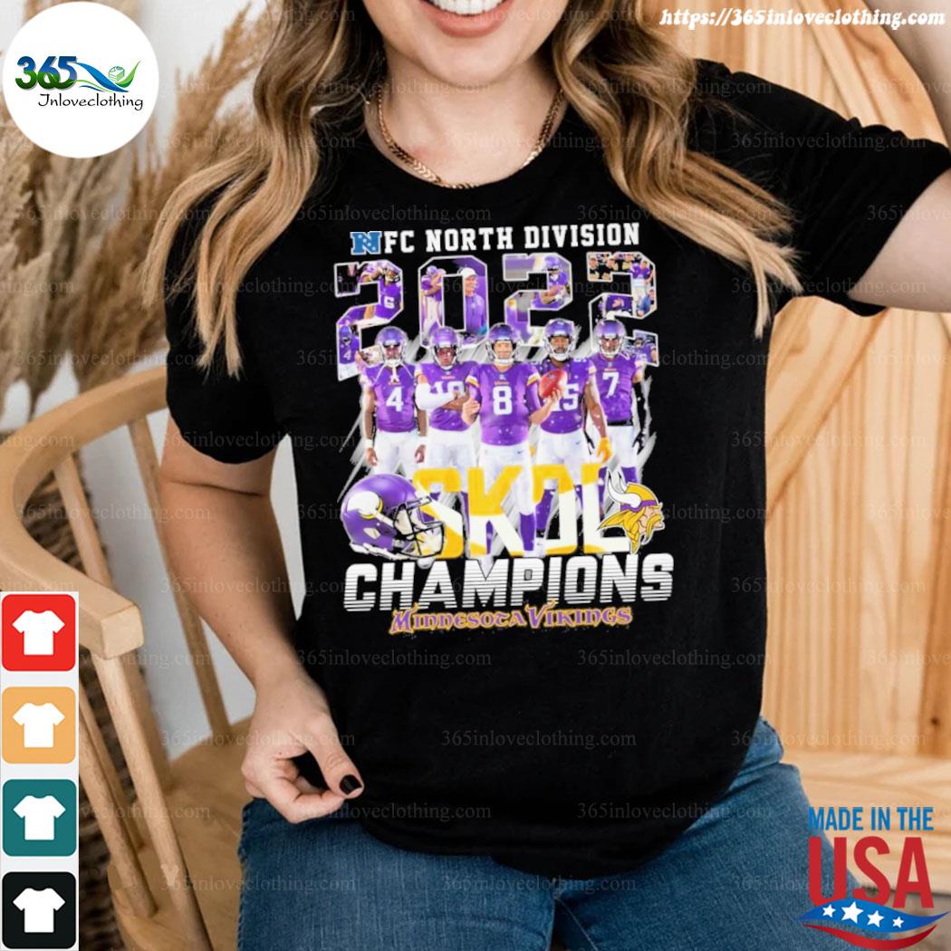 NFC North Division 2022 SKOL Champions Minnesota Vikings Unisex T