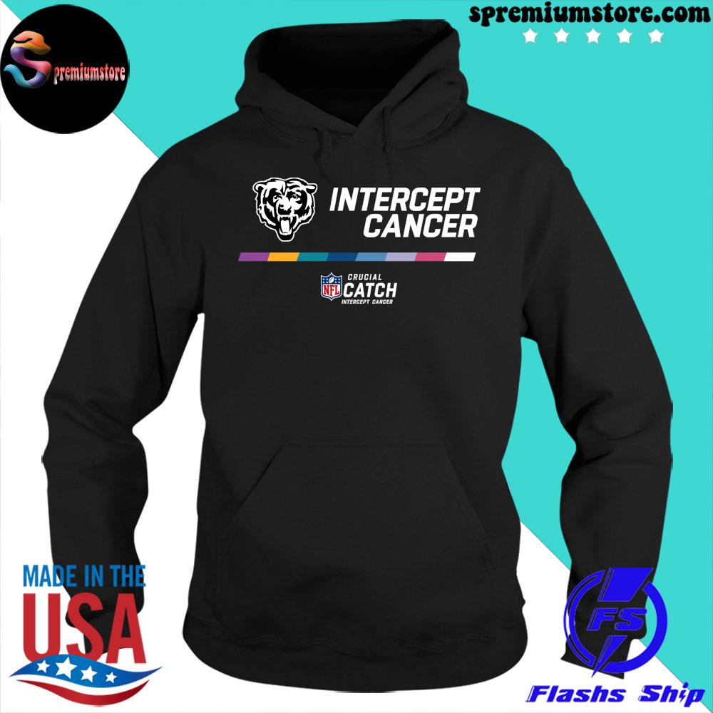 Nike Chicago Bears NFL Crucial Catch Intercept Cancer Performance 2022 shirt  - Limotees