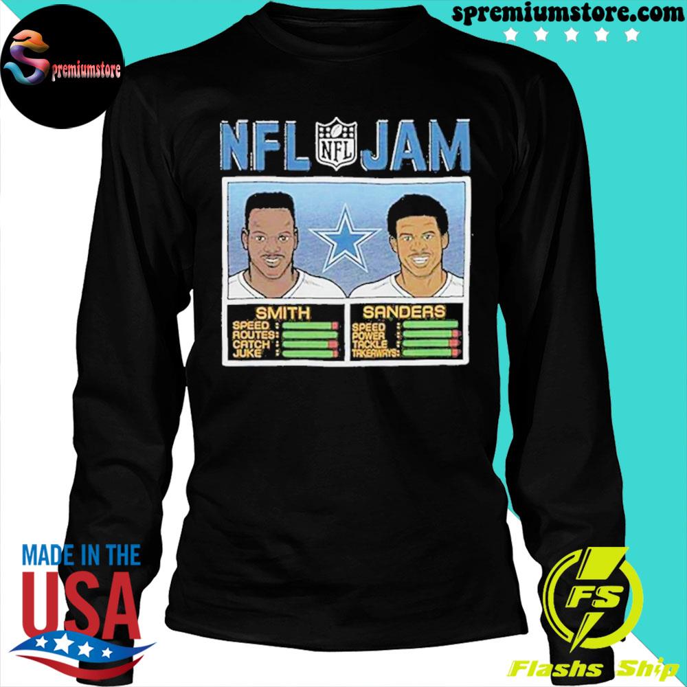 Nfl Jam Dallas Cowboys Emmitt Smith And Deion Sanders Shirt