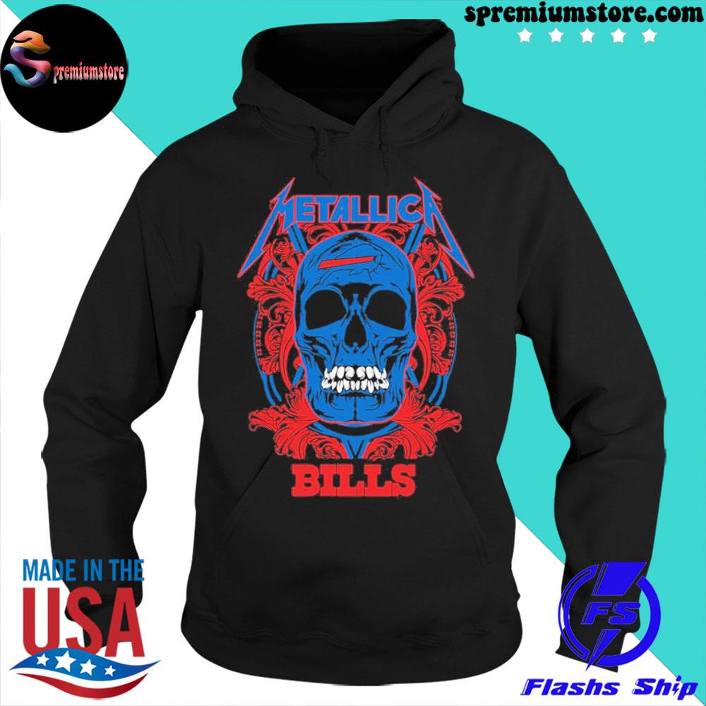 Metallica Buffalo Bills Hoodie- For Men or Women 