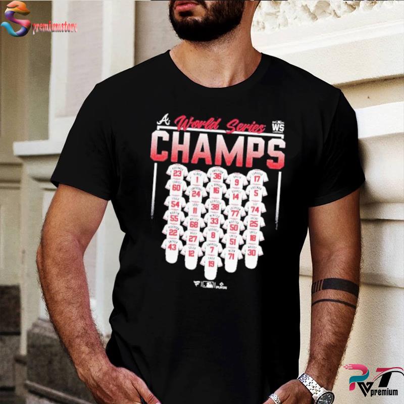 Official Atlanta Braves 2021 World Series Champions T-Shirt