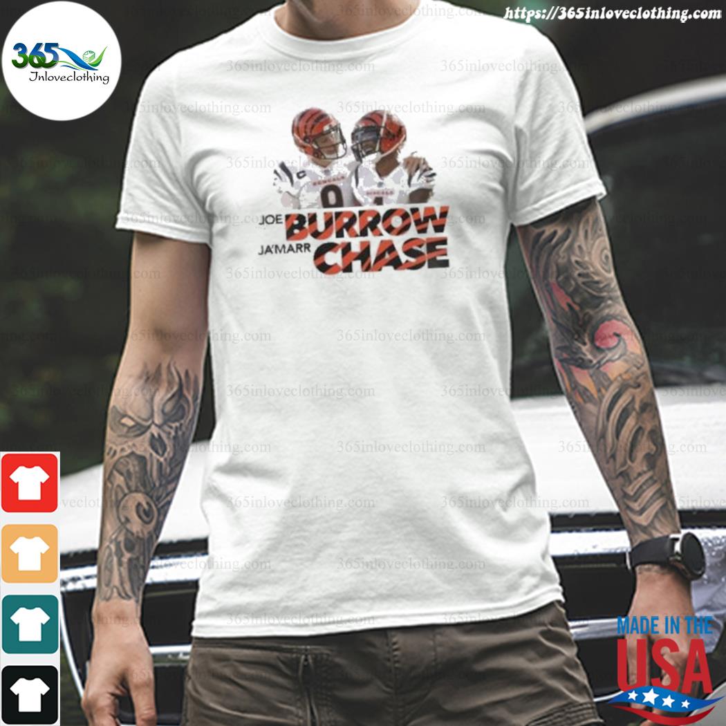 Burrow Chase Joe Burrow And Ja'marr Chase 2023 Shirt - Creamtee