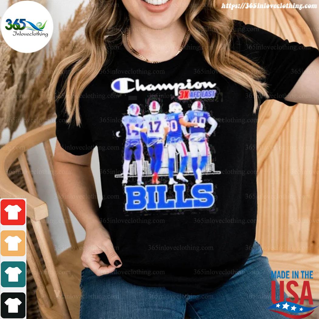 Buffalo Bills Champions 3X Afc East Bills City Signatures T-Shirt, hoodie,  sweater, long sleeve and tank top