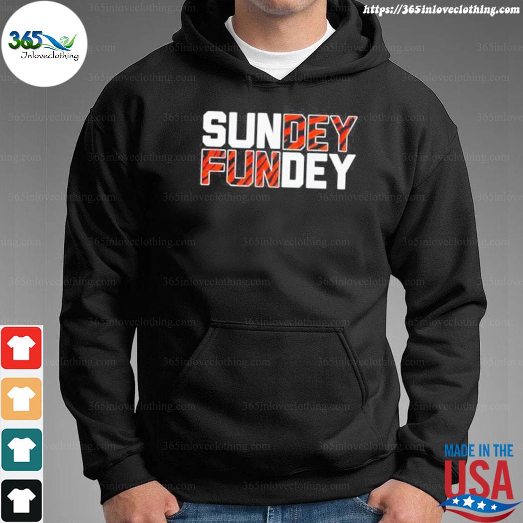 CincinnatI bengals sunday funday shirt, hoodie, sweater, long sleeve and  tank top