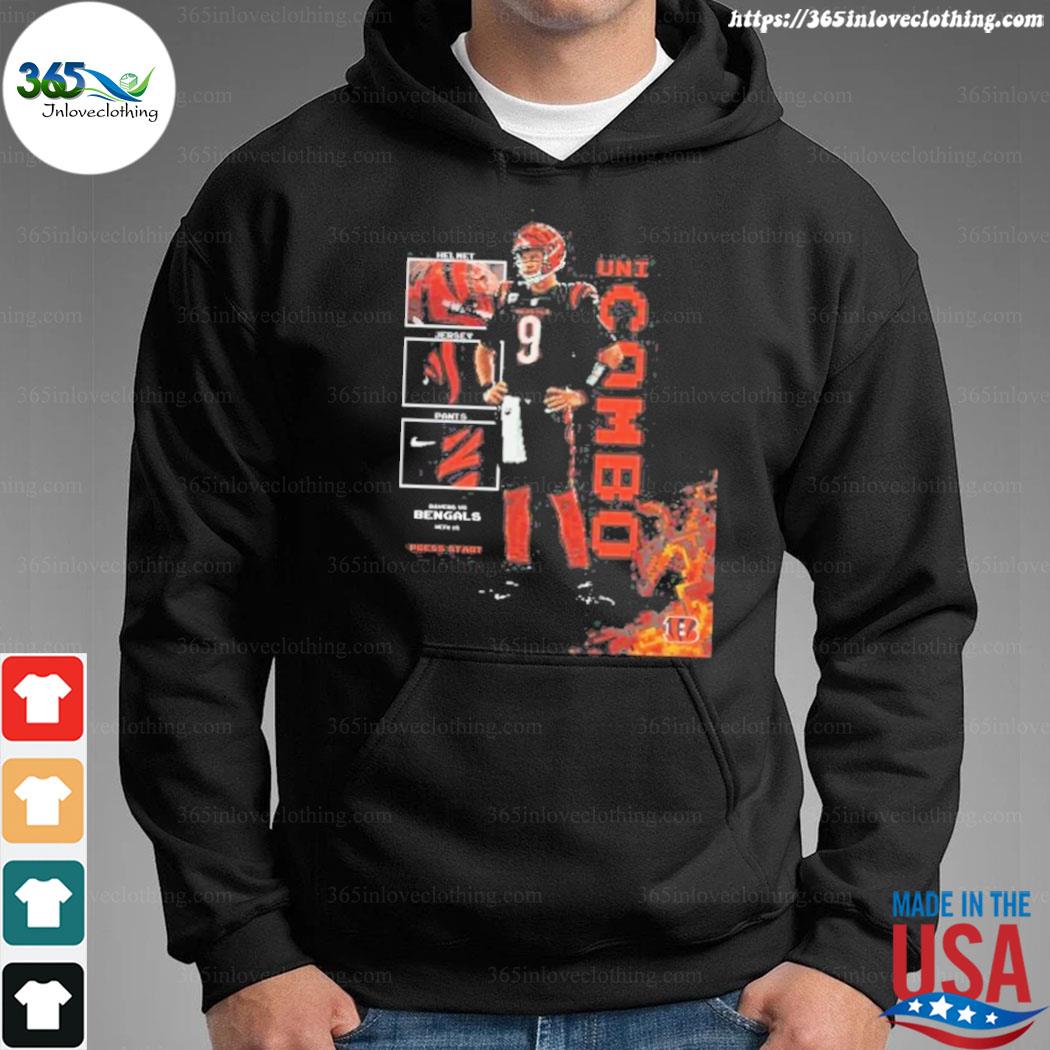 Uni Combo Helmet Jersey Pants Bengals 9 shirt, hoodie, sweater, long sleeve  and tank top