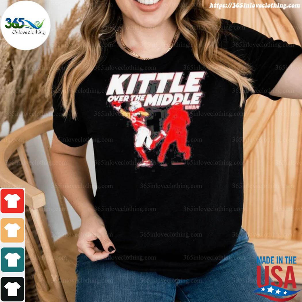 George Kittle Over The Middle 2023 T-Shirt - KitOmega