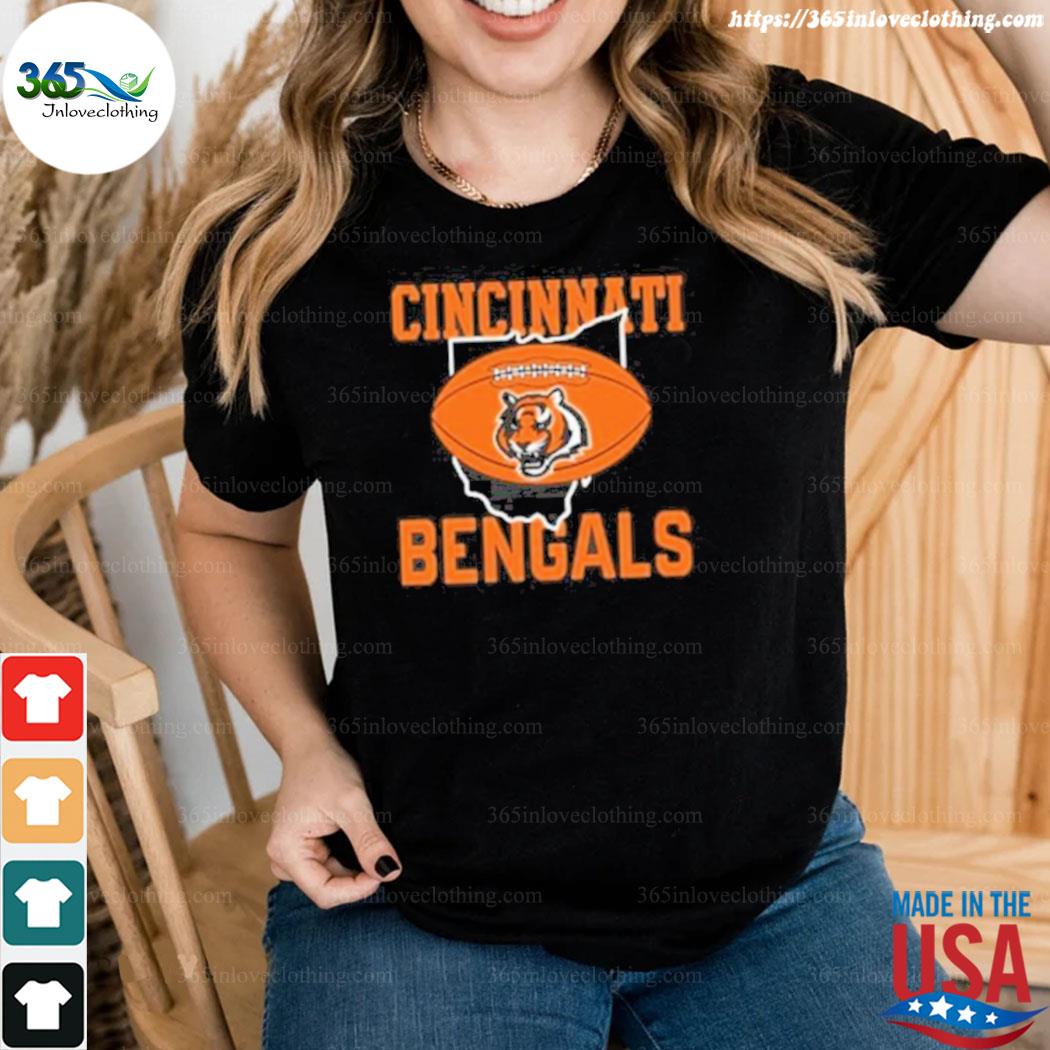 Homage Cincinnati bengals stripes t-shirt, hoodie, sweater, long sleeve and  tank top