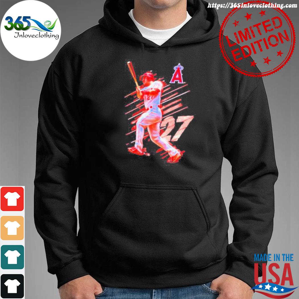 Mike Trout Los Angeles Angels Fade Away shirt, hoodie, sweater and