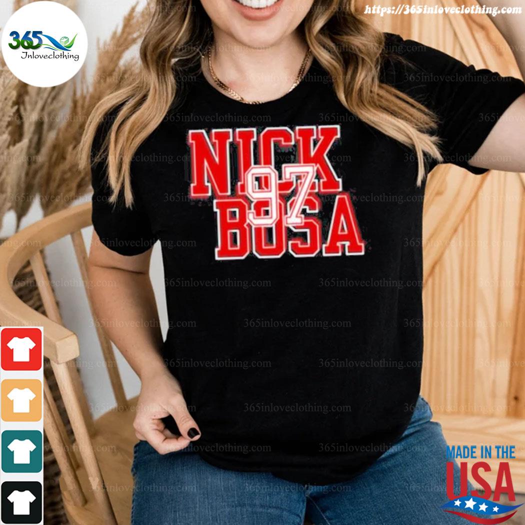 Official The 49ers team nick bosa 97 shirt,tank top, v-neck for men and  women