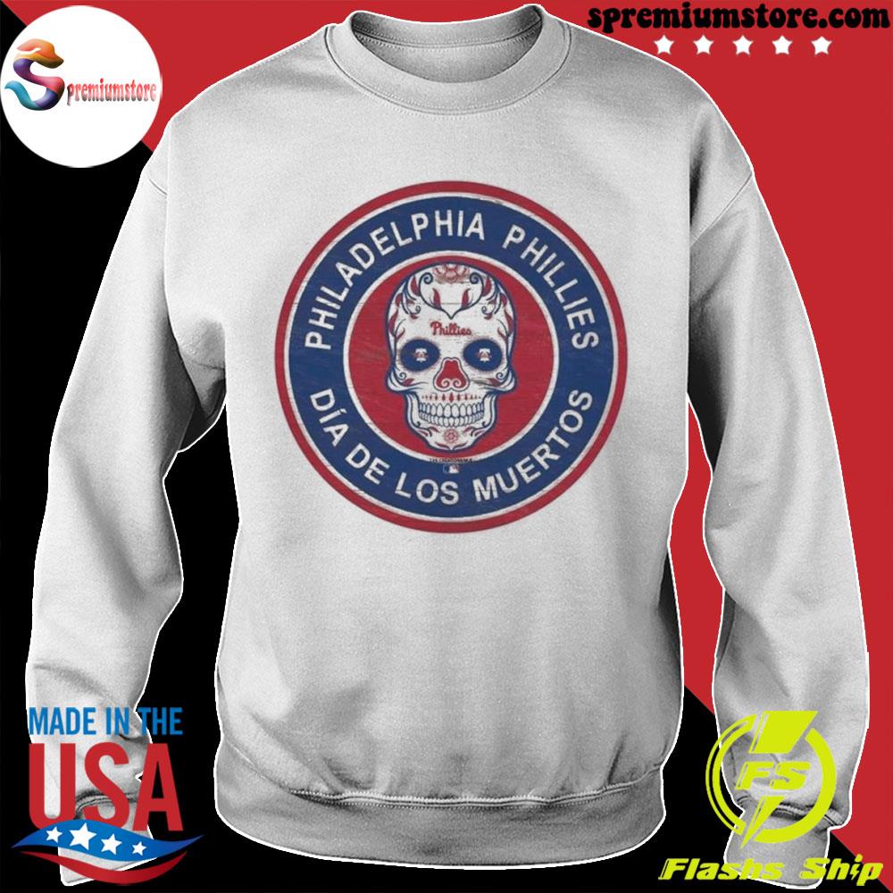 Philadelphia Phillies Sugar Skull Tee Shirt