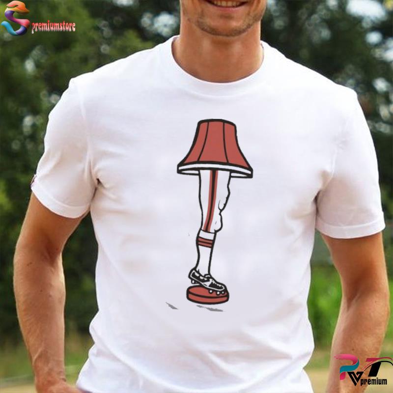 Webleedohio Major Award - Football Leg Lamp T-Shirt Large / Gray