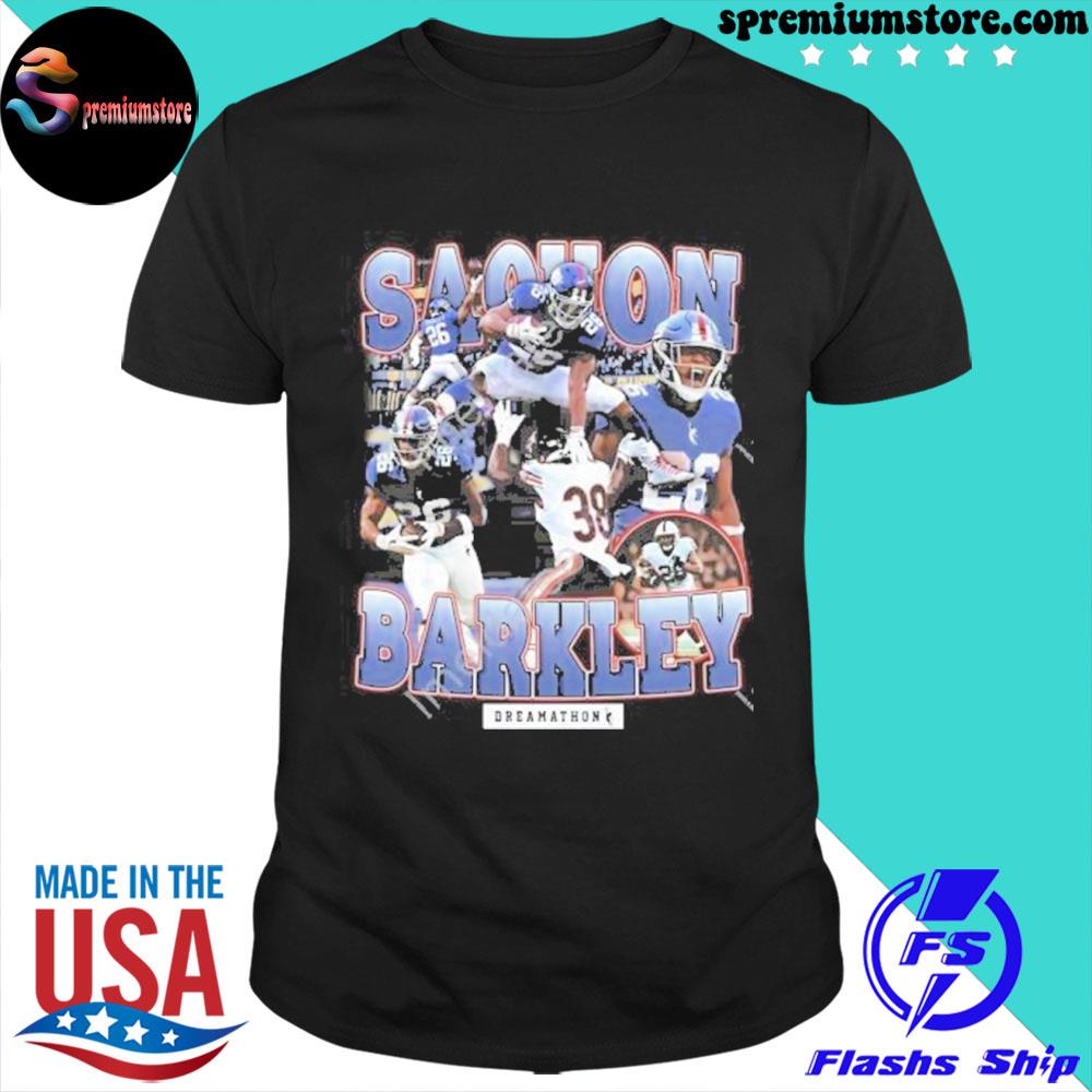 Saquon Barkley Vintage Shirt, Dreamathon Unisex Hoodie Long Sleeve